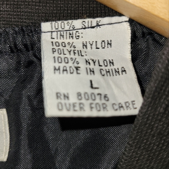 Vintage Robert Stock Limited Multi Color Floral Bomber Jacket Women's XL - Picture 5 of 5